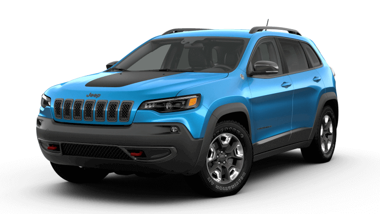 2019 Jeep Cherokee Trailhawk Elite in blue